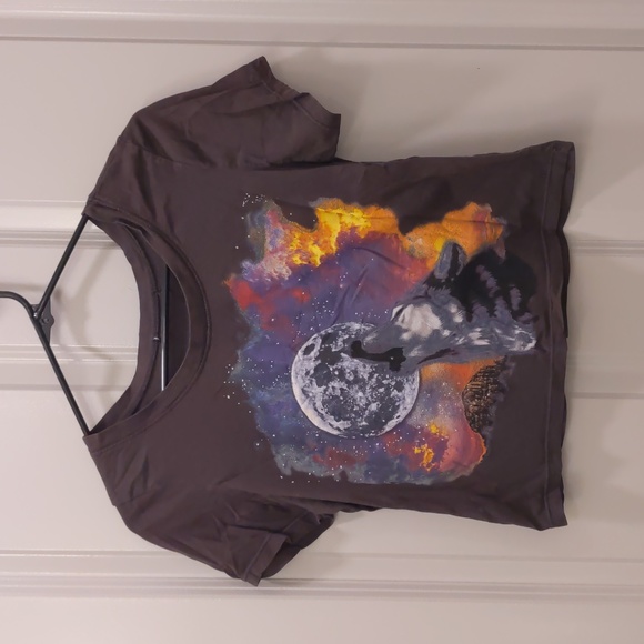 Urban Outfitters Truly Madly Deeply Wolf Crop Top - Picture 2 of 6